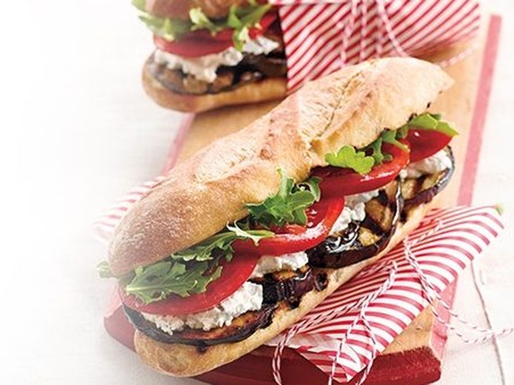  Grilled Eggplant Subs (Foodland Ontario)