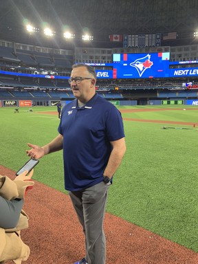 Tom Farrell is the Blue Jays’ director of field operations. SCOTT LAURIE/TORONTO SUN