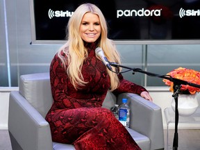 Jessica Simpson visits SiriusXM Studios for SiriusXM's Town Hall with Jessica Simpson hosted by Andy Cohen on February 5, 2020 in New York.