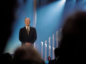 Comedian and talk show host Jon Stewart takes the stage before receiving the Mark Twain Prize For American Humor, at The Kennedy Center in Washington, April 24 2022.
