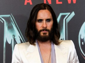 Cast member Jared Leto attends a Fan Special Screening of "Morbius" at Cinemark Playa Vista and XD in Playa Vista, Calif., March 30, 2022.