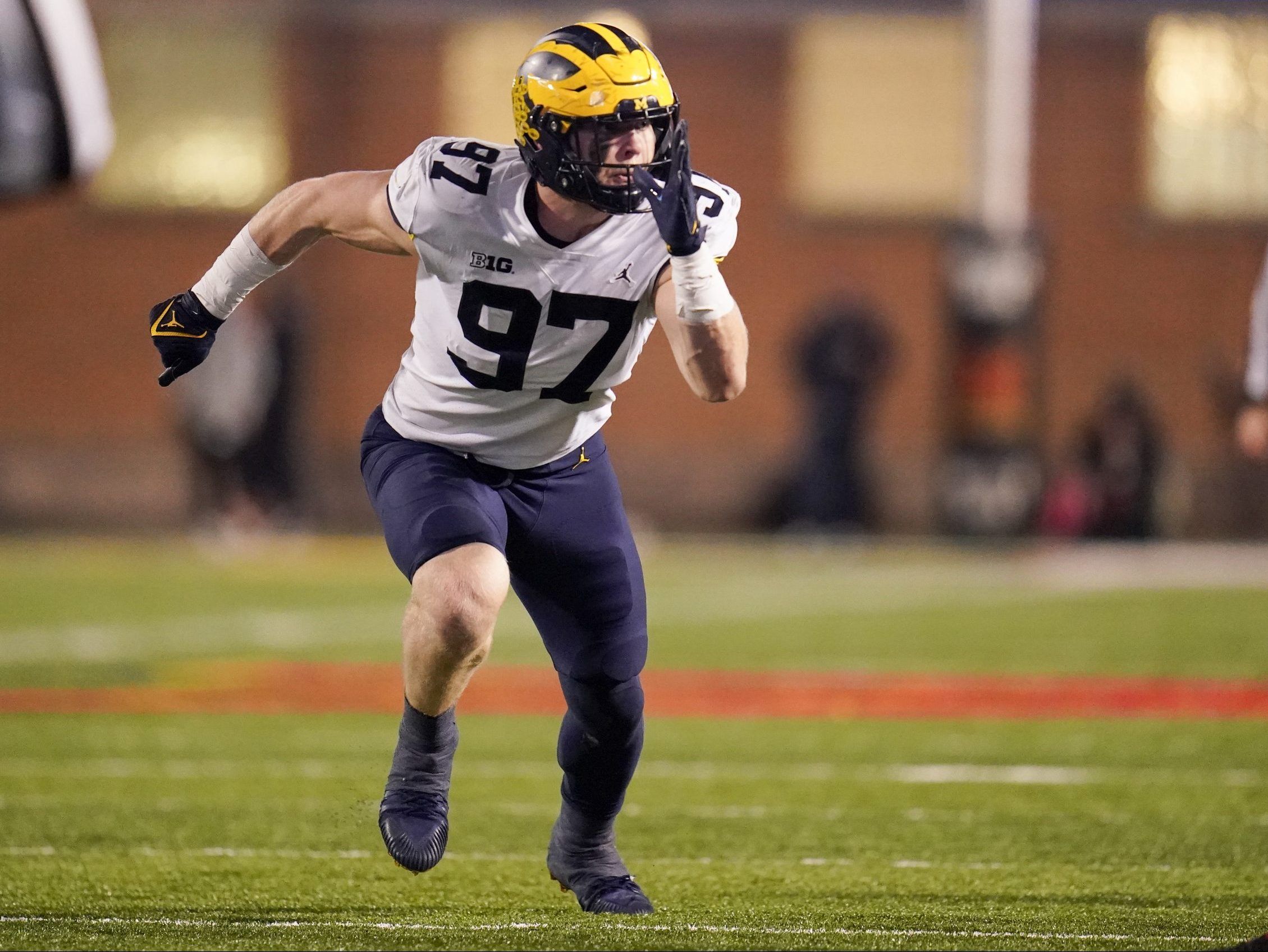 ESPN's Mel Kiper sends Michigan star Aidan Hutchinson to Detroit