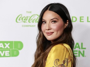 In this image released on May 2, 2021, Olivia Munn attends Global Citizen VAX LIVE: The Concert To Reunite The World at SoFi Stadium in Inglewood, Calif.