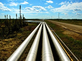 These pipelines carry steam to Suncor's Firebag in-situ operations north of Fort McMurray.