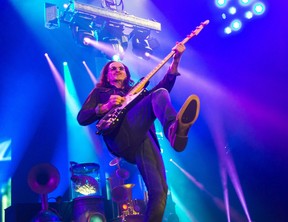 Rush performs at the Air Canada Centre for its R40 tour in Toronto on June 17, 2015.
