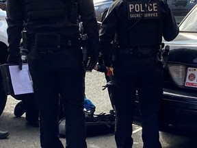 U.S. Secret Service officers are seen in Washington, D.C., March 3, 2022.