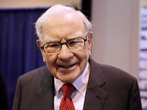 Berkshire Hathaway Chairman Warren Buffett walks through the exhibit hall as shareholders gather to hear from the billionaire investor at Berkshire Hathaway Inc's annual shareholder meeting in Omaha, Nebraska, May 4, 2019.