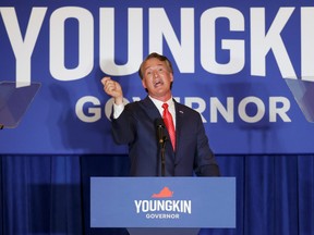 Virginia Republican governor Glenn Youngkin.
