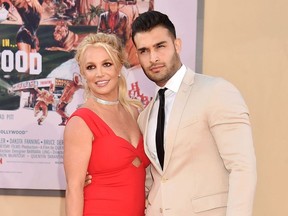 Britney Spears and Sam Asghari.