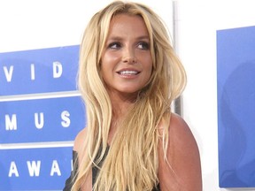 Britney Spears attends the MTV Awards in New York City, Aug, 28, 2016.