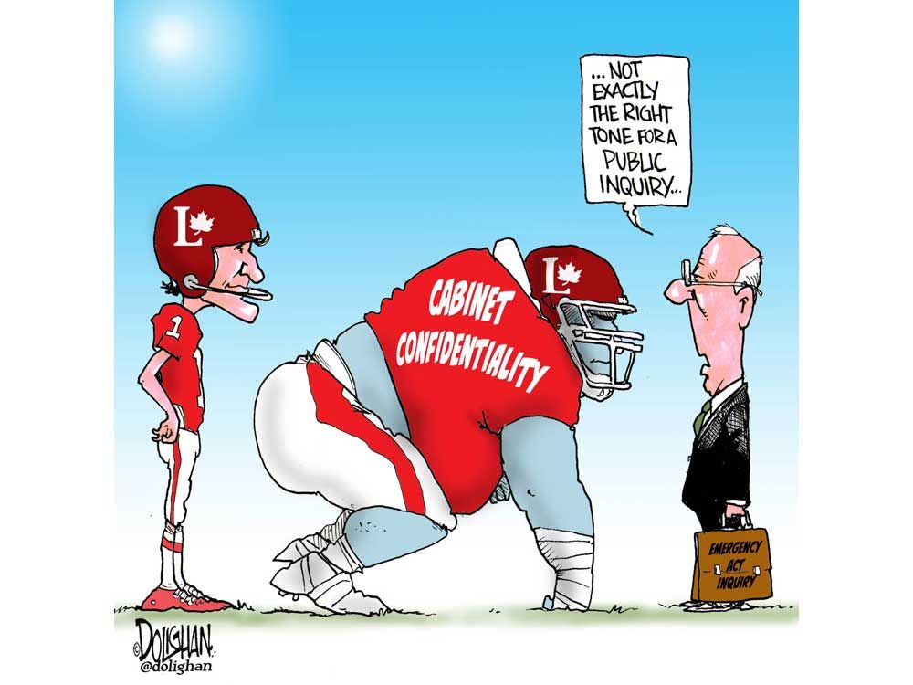 Tim Dolighan cartoon, April 28, 2022 | Toronto Sun