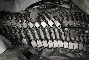 There were enough weapons to start a small war. PHOTOS: MOUNT MORRIS POLICE