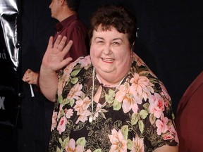 Kathy Lamkin attends the  Nip/Tuck season 3 premiere in September 2005.
