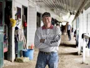 Roger Attfield in his barn at Woodbine on Friday June 12, 2015.