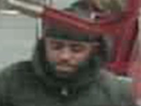 Suspect in a robbery investigation at Pioneer Village TTC station.