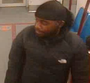 Suspect in a robbery investigation at Pioneer Village TTC station. TORONTO POLICE HANDOUT