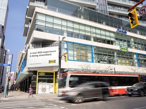 The new, much-anticipated IKEA downtown store is located at the bse of the Aura building at Yonge and Gerrard.