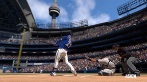 Vladimir Guerrero Jr. as seen in MLB The Show 22