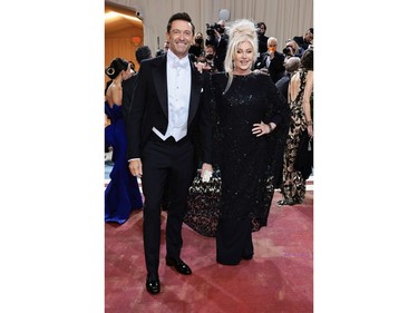 Hugh Jackman and Deborra-Lee Furness attend the 2022 Met Gala celebrating "In America: An Anthology of Fashion" at the Metropolitan Museum of Art on May 2, 2022 in New York City.
