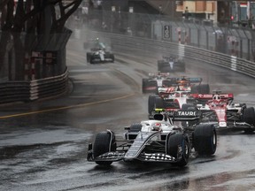 Yuki Tsunoda of Scuderia AlphaTauri and Japan  during the F1 Grand Prix of Monaco at Circuit de Monaco on May 29, 2022 in Monte-Carlo, Monaco.