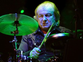 Drummer Alan White with the band named YES perform at the Southern Alberta Jubilee Auditorium in Calgary on March 23, 2014.