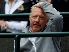 Boris Becker at Wimbeldon in 2016.