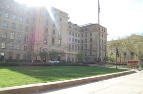Home base for the trip, the Drury Plaza Hotel in downtown Cleveland is located inside the former Cleveland Board of Education building, which was built in the 1930s in Beaux Arts style. Laura Shantora Nelles/Toronto Sun