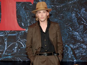 Jamie Campbell Bower attends Netflix's "Stranger Things" Season 4 Premiere at Netflix Brooklyn on May 14, 2022 in Brooklyn.