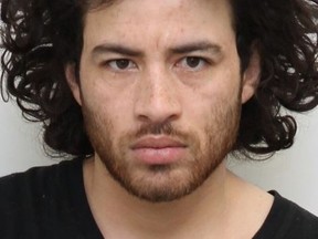 Joseph O'Sullivan Martinez, 27, of Toronto, is charged with one count of assault and three counts of failing to comply with a probation order in an alleged TTC spitting incident on Feb. 25, 2022.