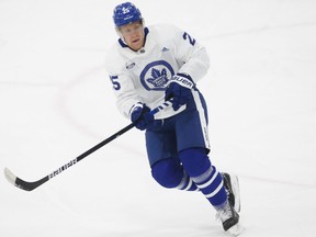 Maple Leafs' Ondrej Kase looked good at practice on Sunday.
