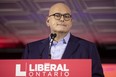 Ontario Liberal Party leader Steven Del Duca delivers remarks at the party's AGM in Toronto, Sunday, Oct. 17, 2021. THE CANADIAN PRESS/Chris Young