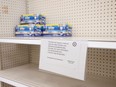 Empty shelves show a shortage of baby formula at a Target store in San Antonio, Texas, May 10, 2022.