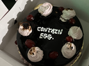 A bakery in India made it clear what ingredients were in a cake. 