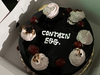 A bakery in India made it clear what ingredients were in a cake.