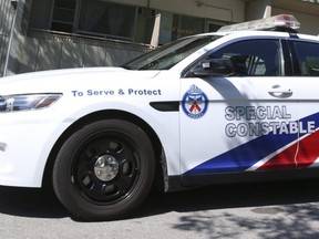 A Toronto Police Special Constable vehicle is seen Aug. 23, 2020.