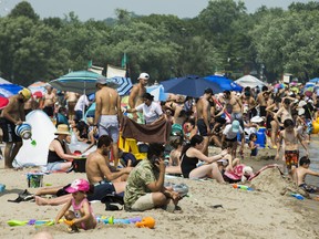 Woodbine Beach in the The Beaches neighbourhood in Toronto, Ont. on Sunday July 25, 2021.
