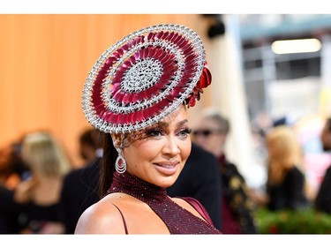 La La Anthony arrives at the In America: An Anthology of Fashion themed Met Gala at the Metropolitan Museum of Art in New York City, May 2, 2022.