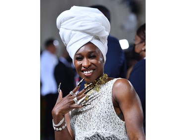 Cynthia Erivo attends the 2022 Met Gala celebrating "In America: An Anthology of Fashion" at the Metropolitan Museum of Art on May 2, 2022 in New York City.