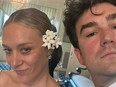 Chloe Sevigny and Sinisa Mackovic are pictured at their wedding in this photo posted on Instagram