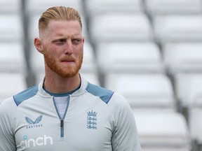 Cricket - Ben Stokes Press Conference - Emirates Riverside, Durham, Britain - May 3, 2022. New England captain, Ben Stokes before the press conference.
