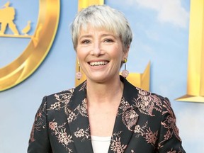 Emma Thompson attends the "Dolittle" premiere in Los Angeles, January 2020.