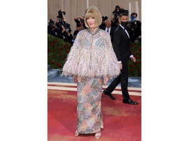 Anna Wintour arrives at the In America: An Anthology of Fashion themed Met Gala at the Metropolitan Museum of Art in New York City, May 2, 2022.