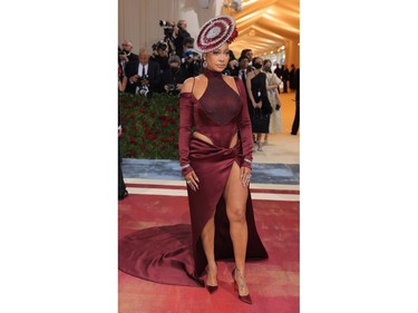 La La Anthony arrives at the In America: An Anthology of Fashion themed Met Gala at the Metropolitan Museum of Art in New York City, May 2, 2022.