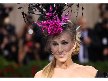 Sarah Jessica Parker attends the 2022 Met Gala celebrating "In America: An Anthology of Fashion" at the Metropolitan Museum of Art on May 2, 2022 in New York City.