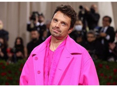 Sebastian Stan attends the 2022 Met Gala celebrating "In America: An Anthology of Fashion" at the Metropolitan Museum of Art on May 2, 2022 in New York City.