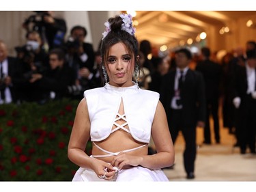 Camila Cabello arrives at the In America: An Anthology of Fashion themed Met Gala at the Metropolitan Museum of Art in New York City, May 2, 2022.