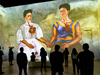 The Immersive Frida Kahlo exhibit at the Lighthouse Artspace located at Yonge St. and Queen’s Quay in Toronto.