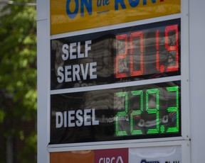 The Pioneer gas station on Gerrard St. E., near Main St. in Toronto, Ont. on Saturday, May 14, 2022.