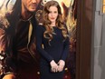 Lisa Marie Presley attends the "Mad Max Fury Road" premiere in May 2015.