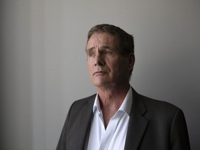 David Milgaard, who spent 23 years in prison after being wrongfully convicted of murder, is photographed after a news conference held by Innocence Canada in Toronto on Oct. 9, 2019.